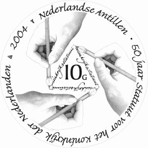 Statuutmunt 10G_HANDEN 1200