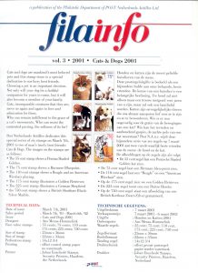 Fila info Honden en Katten maart 2001